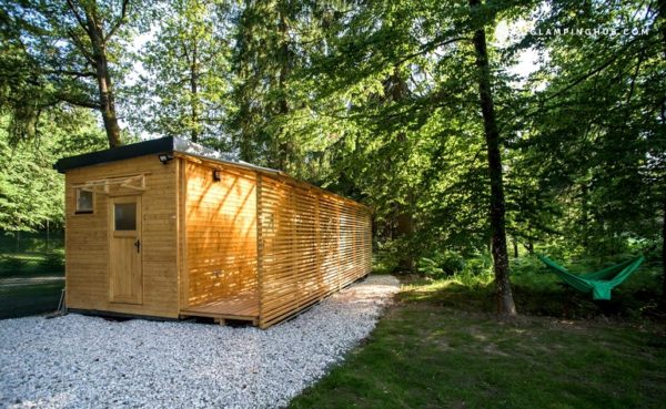 Stylish A-frame Pod Cabins with Private Bathrooms in Slovenia 0010