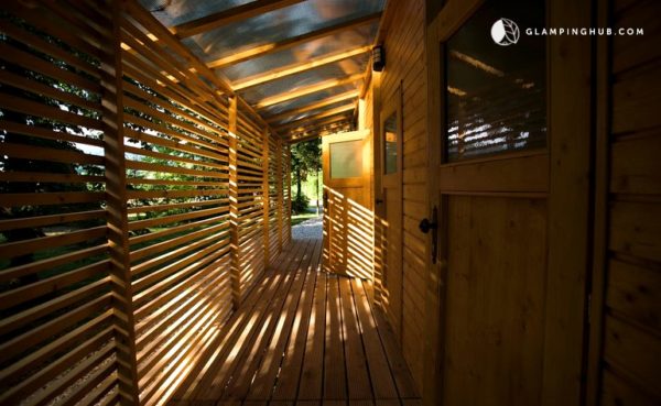 Stylish A-frame Pod Cabins with Private Bathrooms in Slovenia 0010a