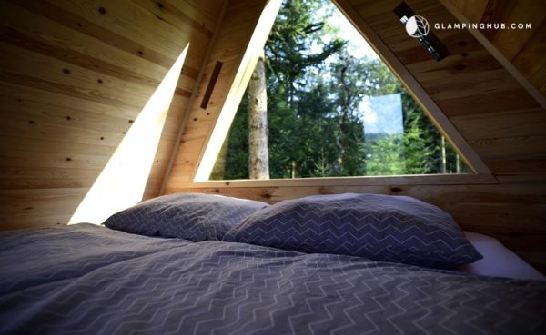Stylish A-frame Pod Cabins with Private Bathrooms in Slovenia 003