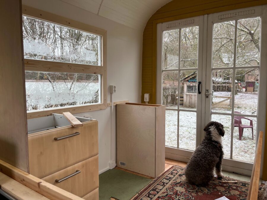 Supporting Her Mental Health in DIY Tiny Home 5