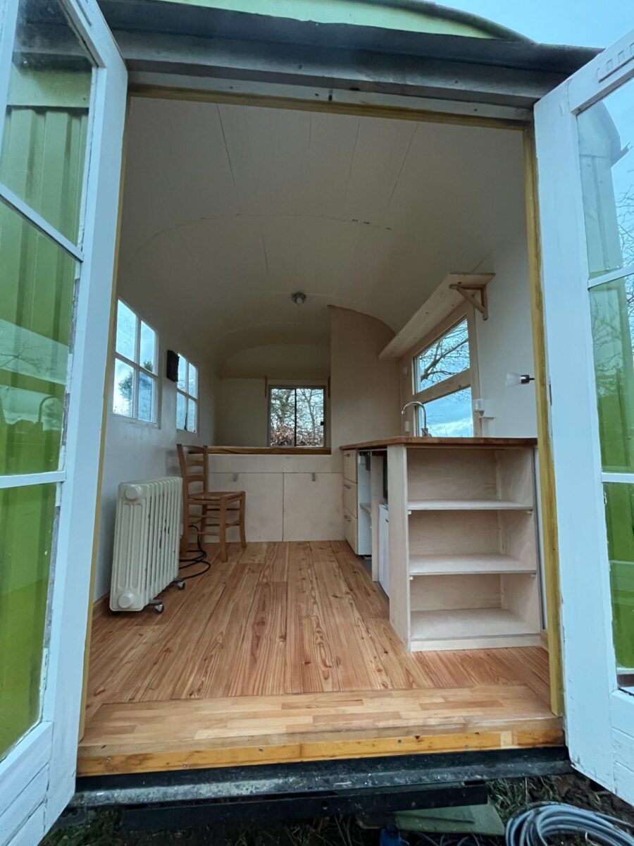 Supporting Her Mental Health in DIY Tiny Home 6