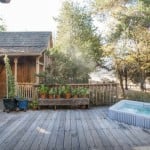 hippie cottage with outdoor hot tub