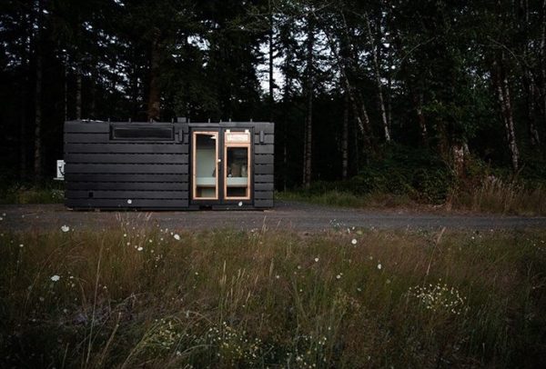 TRUE Studio Shipping Container Tiny House by Modern Dwellings Inc