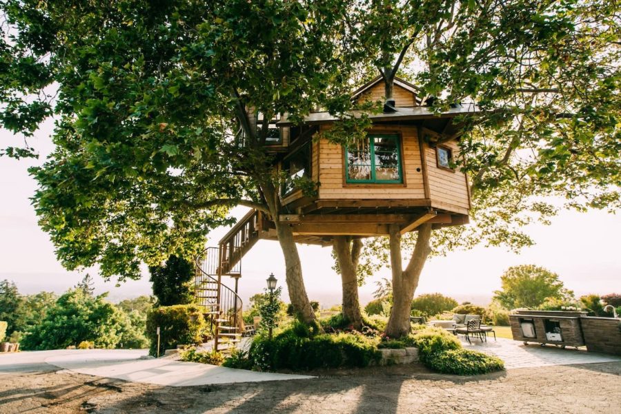 Tarzan Tree House with Hexagonal Bed