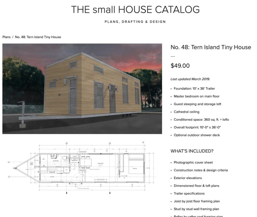Tern Island Tiny House Plans for a 10-Foot Wide Tiny Home on Wheels 004
