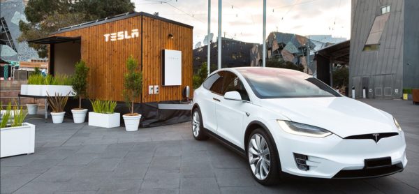 Tesla Tiny House on Wheels Powered by 100% Renewable Energy!