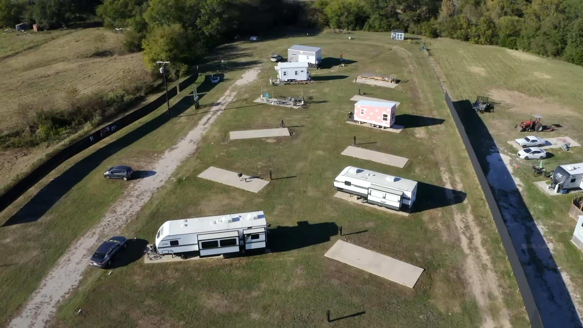 Tiny House Community Aerial View