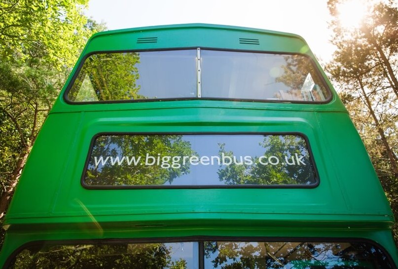 The Big Green Bus Double Decker Vacation in Sussex England 0016