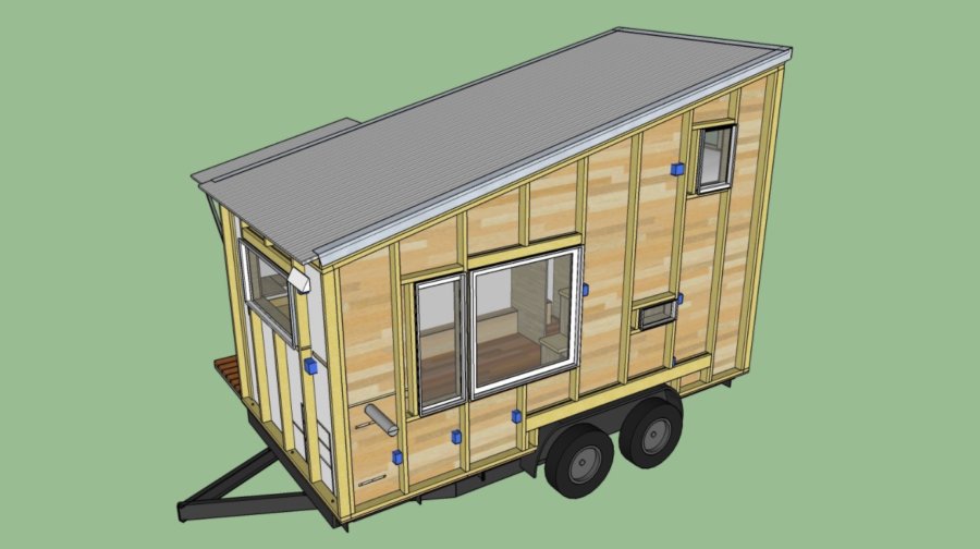 The Boulder 16ft Tiny House Plans by Rocky Mountain Tiny Houses 006