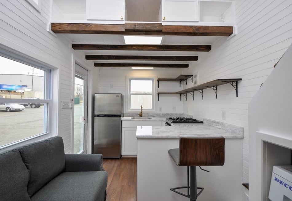 The Edsel 20-Foot Tiny House on Wheels by The Tiny House Building Company 002
