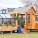 The Elsa Tiny Home on Wheels with Adjoining Patio and Green House 001