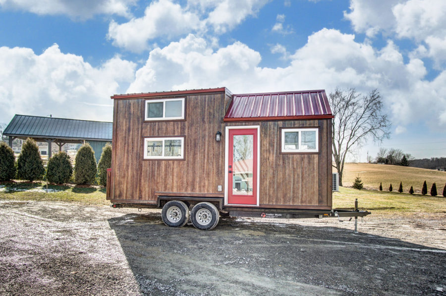 The Manteo Tiny House Headed to River & Twine Tiny House Hotel in Rock Mount
