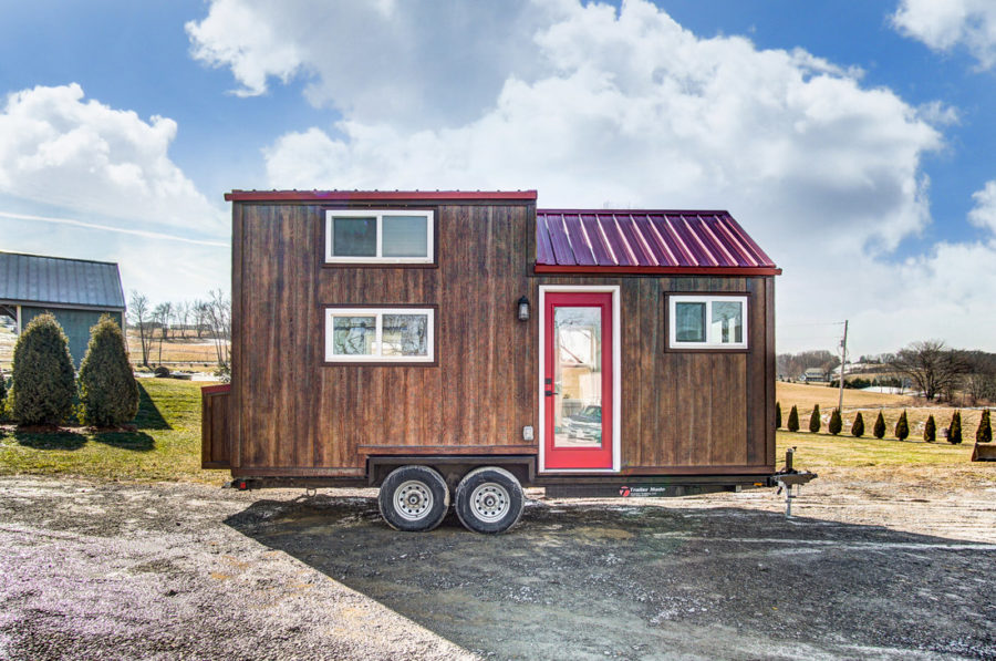 The Manteo Tiny House Headed to River & Twine Tiny House Hotel in Rock Mount