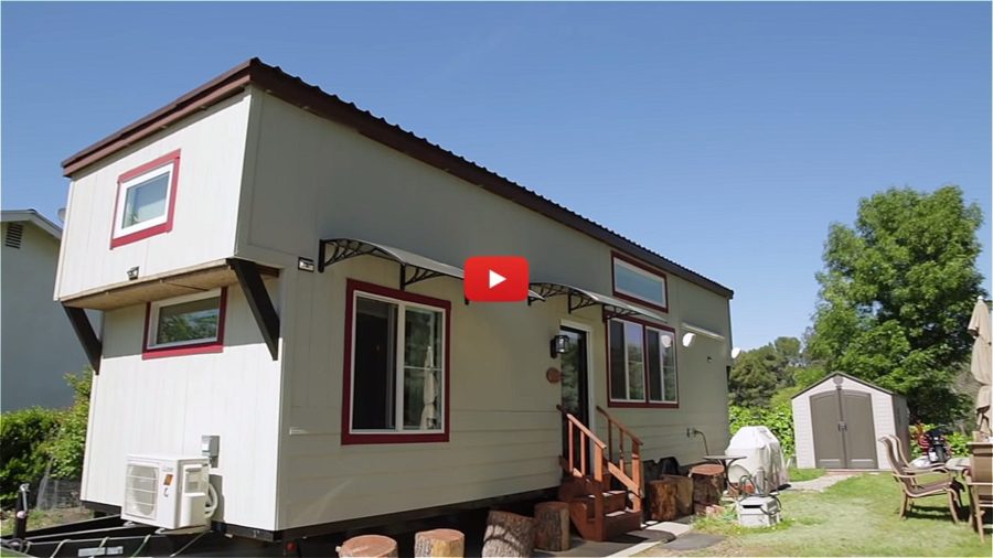 The Mejia Family Tiny House Story – They downsized to a THOW with their son to improve their lives – Photo via Tiny House Giant Journey