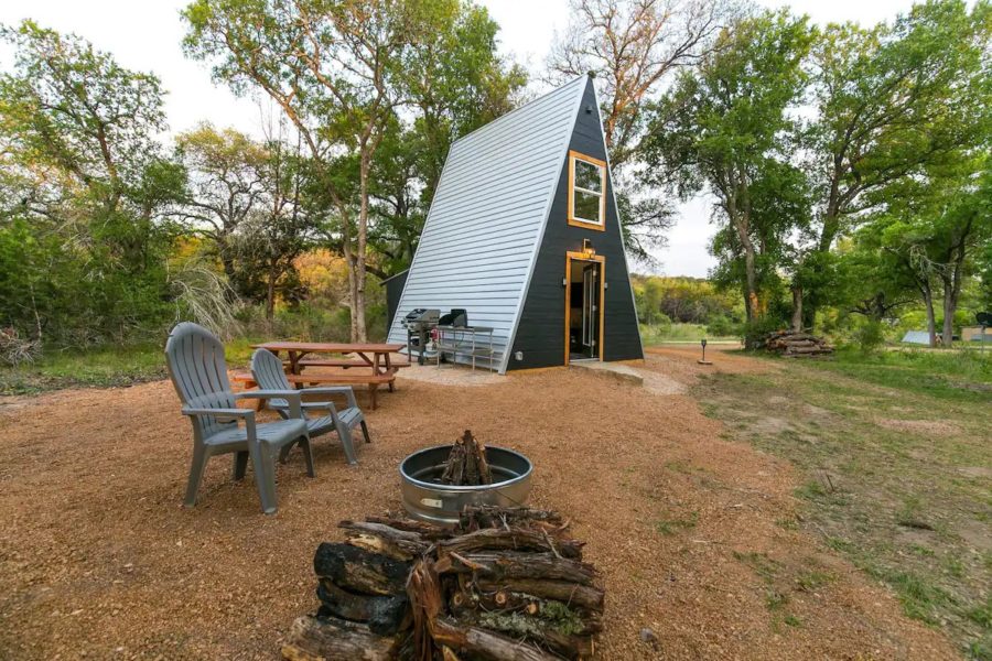 The Modern A Tiny Cabin in Marble Falls Texas 006