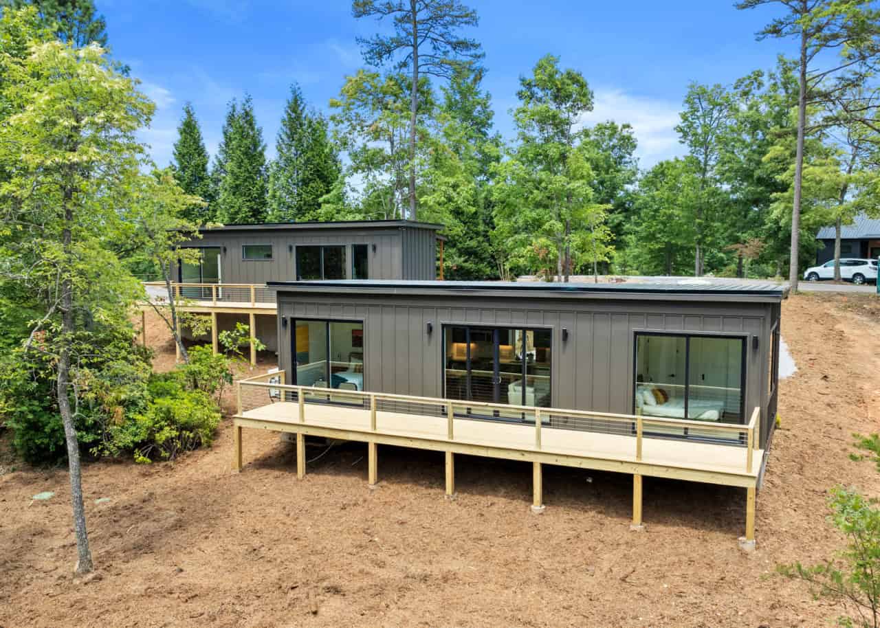 The Nest at Brannon Ridge Reserve solar-powered mountain home in Young Harris, Georgia