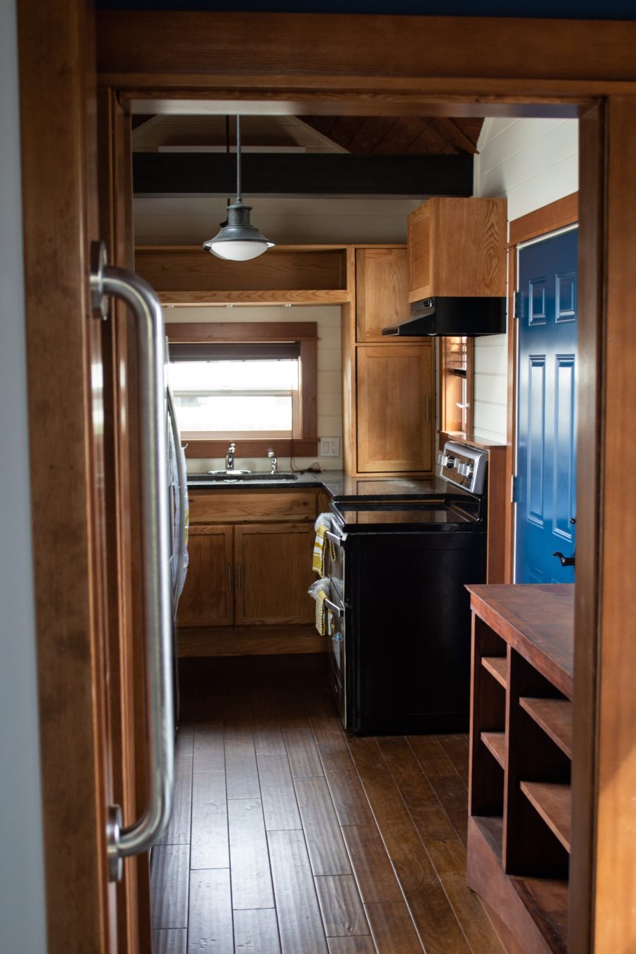 The Pioneer Tiny House on Wheels with a Main Floor Sleeping by Tiny Heirloom 007