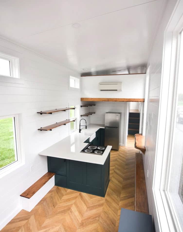 The Redwood Tiny House: A Spacious and Luxurious Home on Wheels