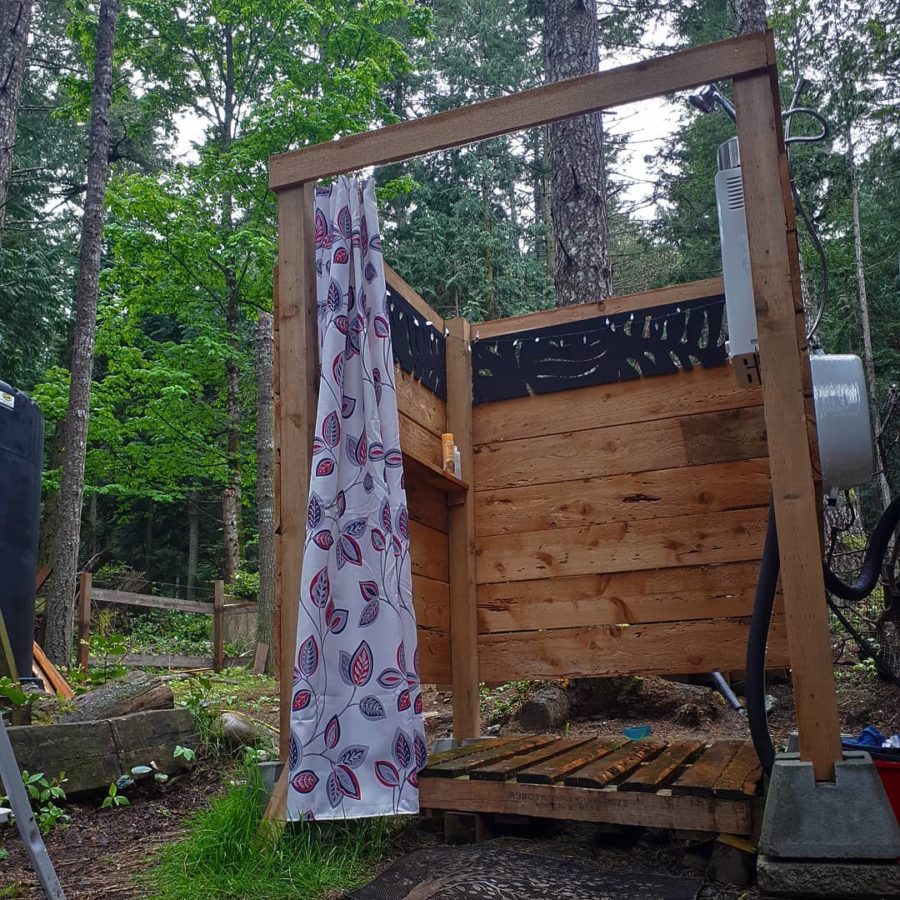 Their 13×8 Off-Grid Cabin on a Canadian Island 2