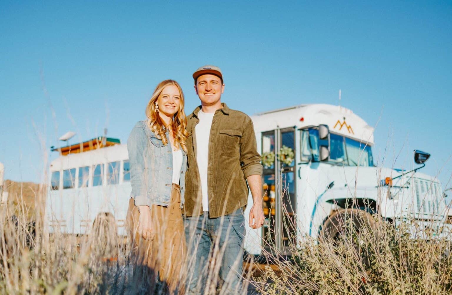 Their $30K Bus Conversion with a Large Kitchen