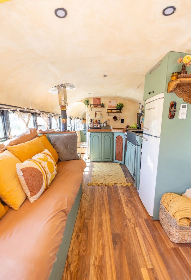 Their $35K New Mexico-Inspired Bus Conversion