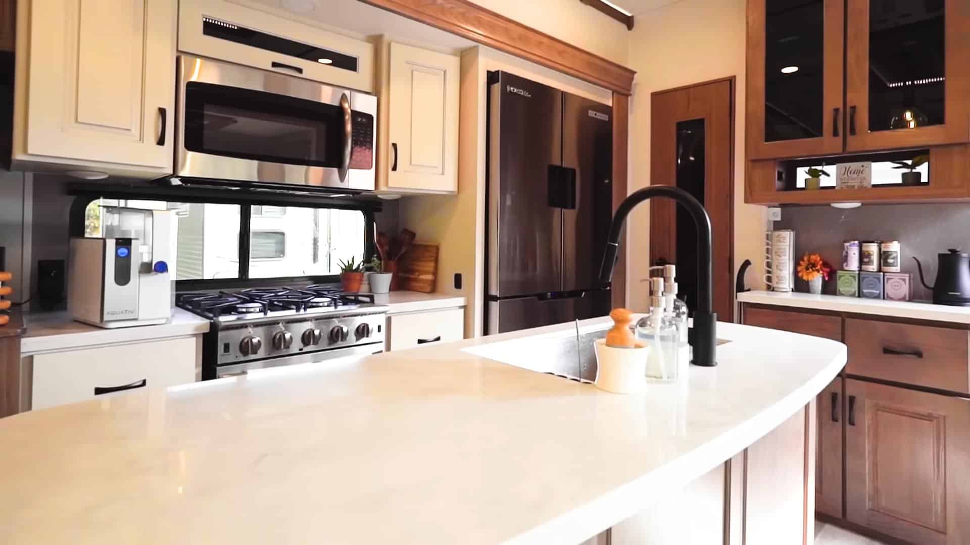Cozy Tiny Kitchen for RV Living