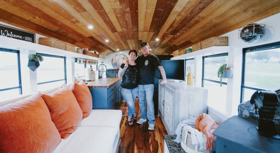 Their Gorgeous Self-Built Skoolie for Vacationing 2