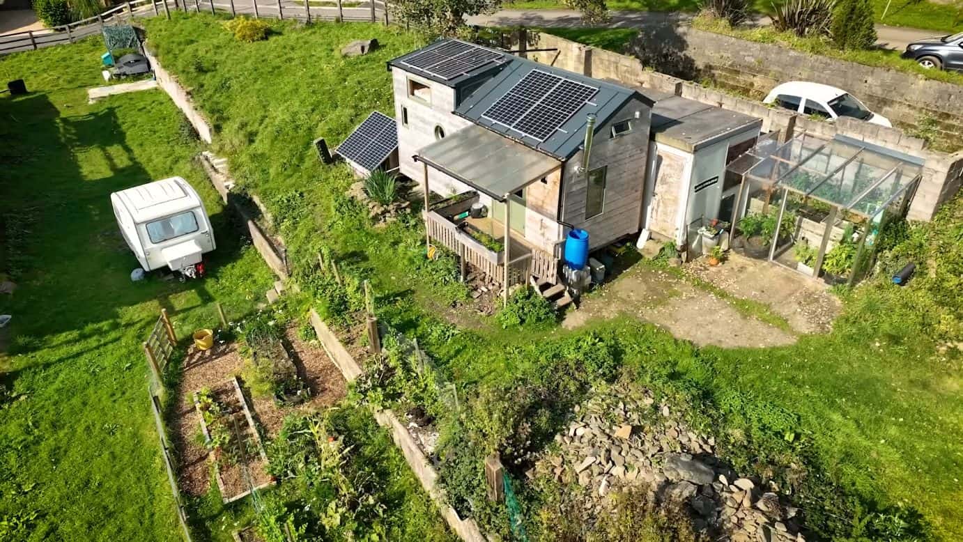 Reclaimed tiny house in Wales