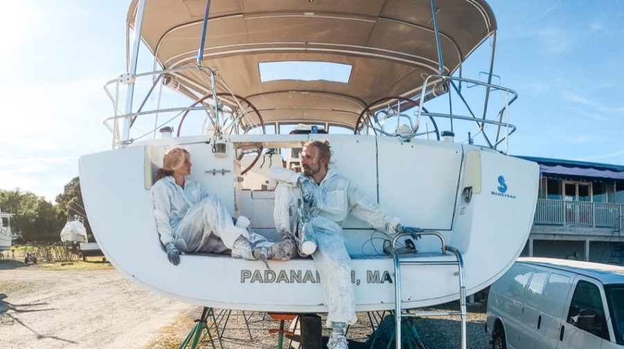 They Bought A Salvaged Sailboat Expedition Evans 004