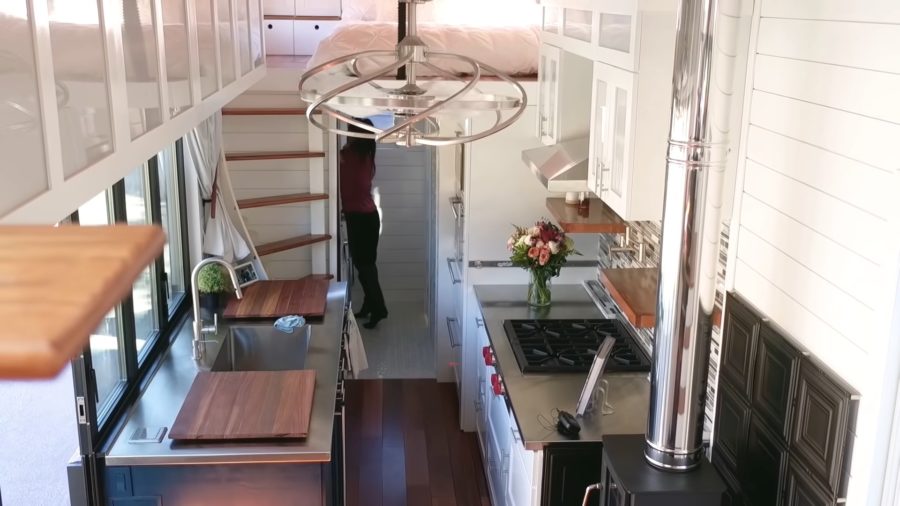 They Sold Their 5,000 Sq. Ft. Home & Built A Luxury DIY Tiny House! 009