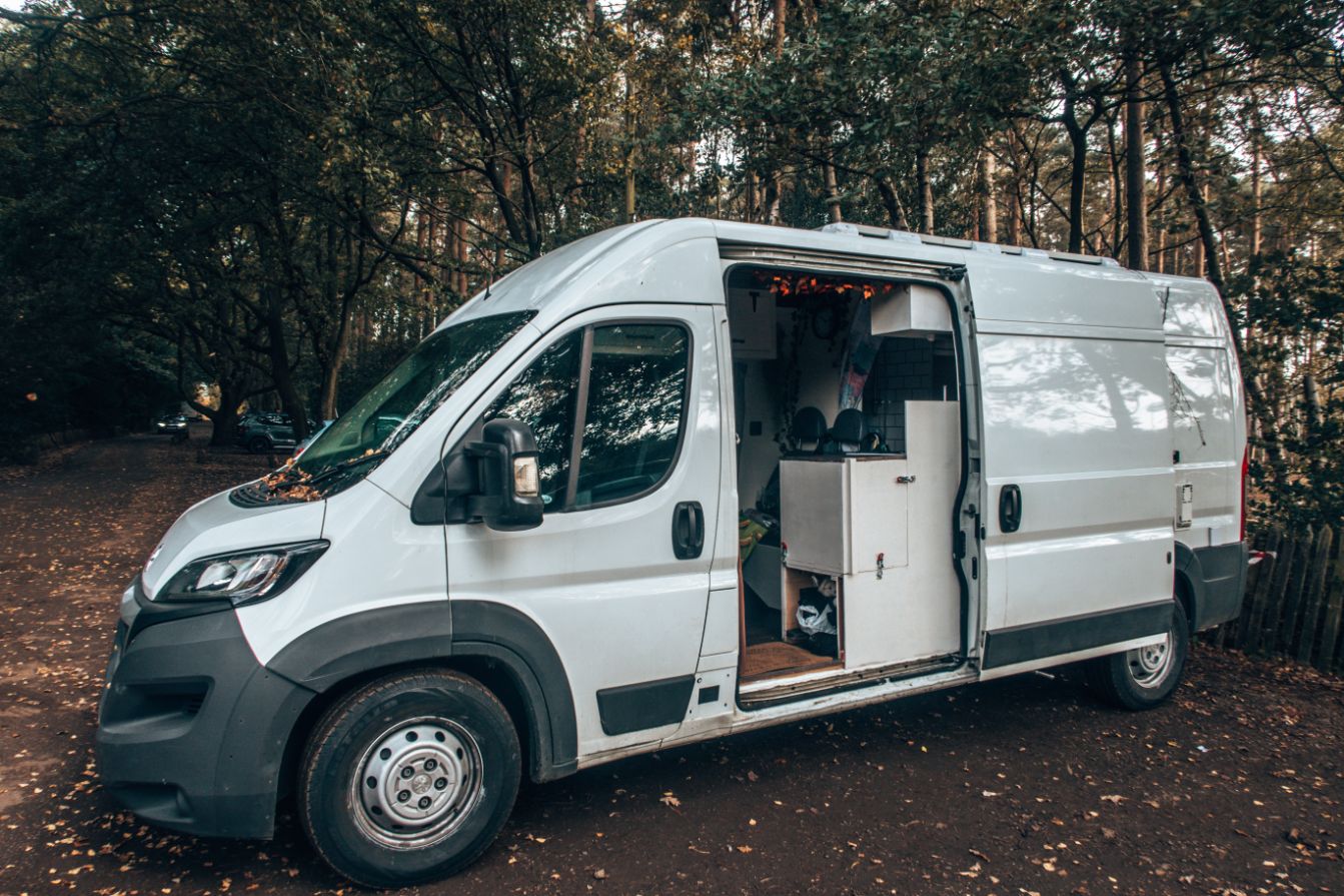 Traveling the World in Their Self-Converted Van