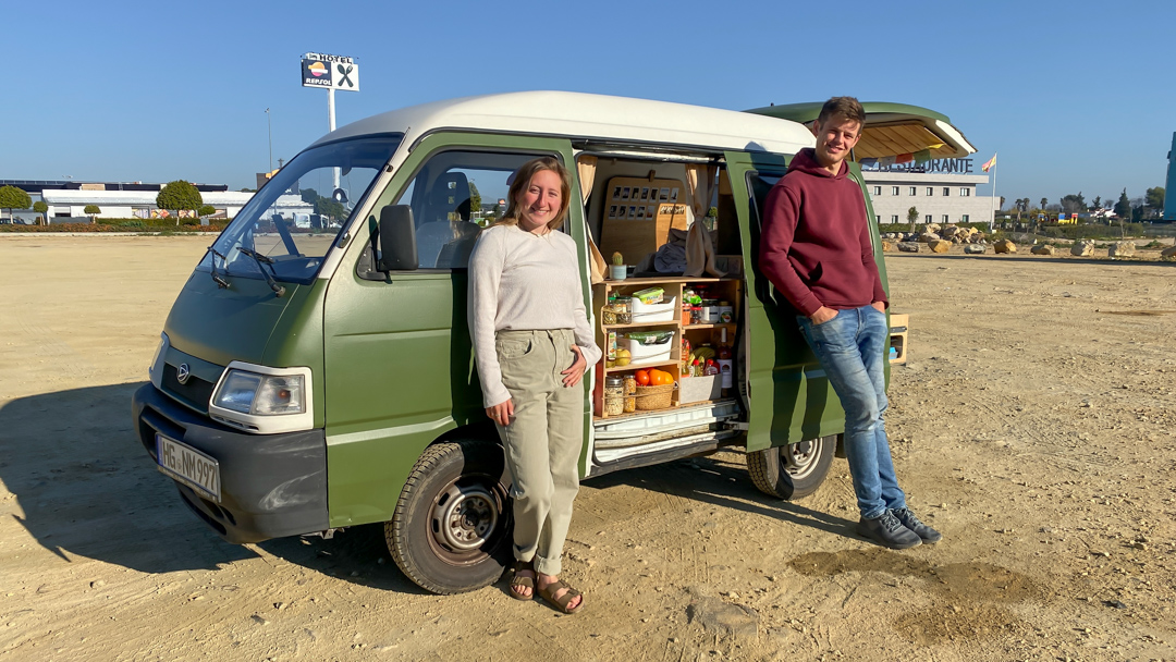 This Itty Bitty Camper Van Belongs to the Cutest Couple 3