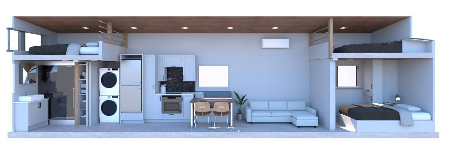 Three Bedroom Charme Tiny House by Minimaliste