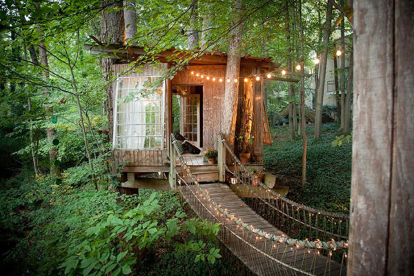 Three-Part Treehouse Cabin Vacation in Atlanta Georgia on Airbnb 001