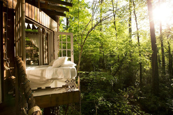 Three-Part Treehouse Cabin Vacation in Atlanta Georgia on Airbnb 007