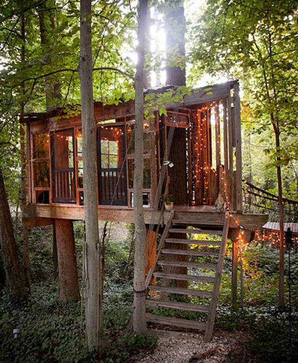 Three-Part Treehouse Cabin Vacation in Atlanta Georgia on Airbnb 009