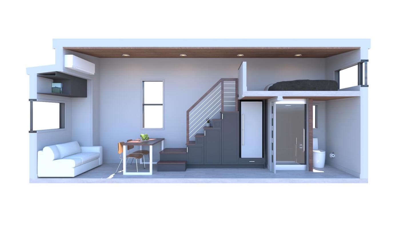 Sleek & Modern 10-Foot-Wide Tiny House