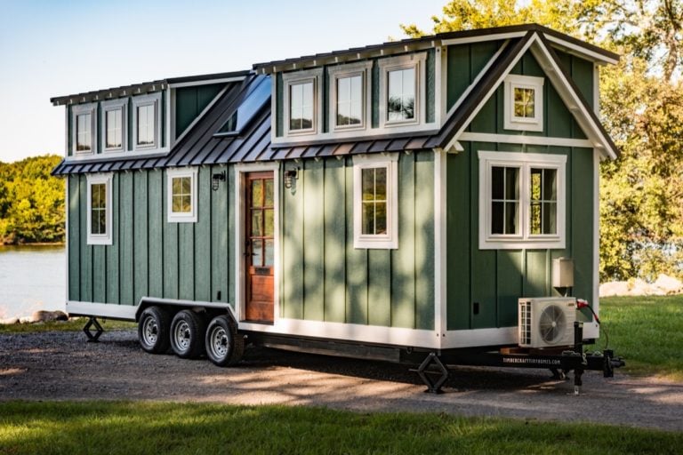 Visual Reference: Custom 28 Tiny House On Wheels With Two Oversized Dormer