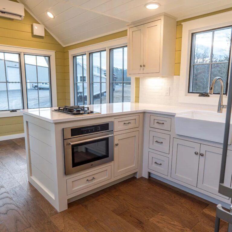 Stunning Denali Bunkhouse Tiny House by Timbercraft Tiny Homes