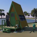 Tiny A-Frame Cabin Plans by Solarcabin 7