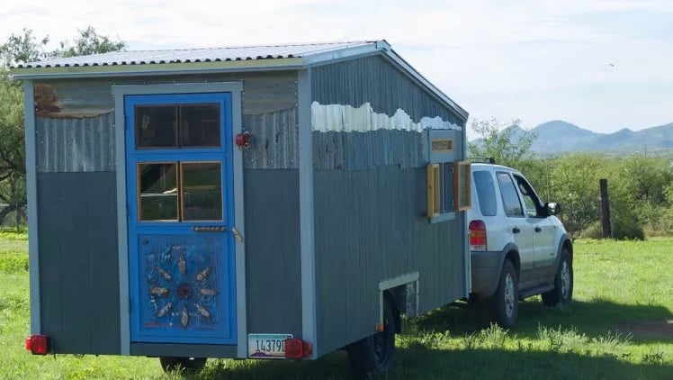 Tiny Beach House on Wheels For Sale 001
