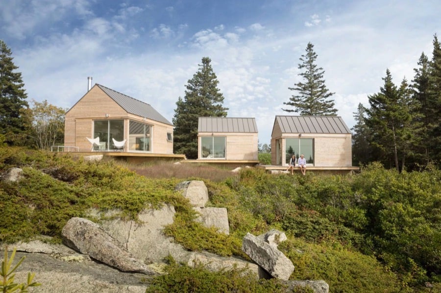 Tiny Cabin Trio in Vinalhaven 001