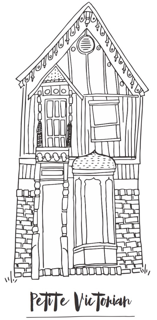 Tiny House Coloring Book 01