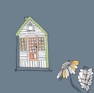 Tiny House Coloring Book 02