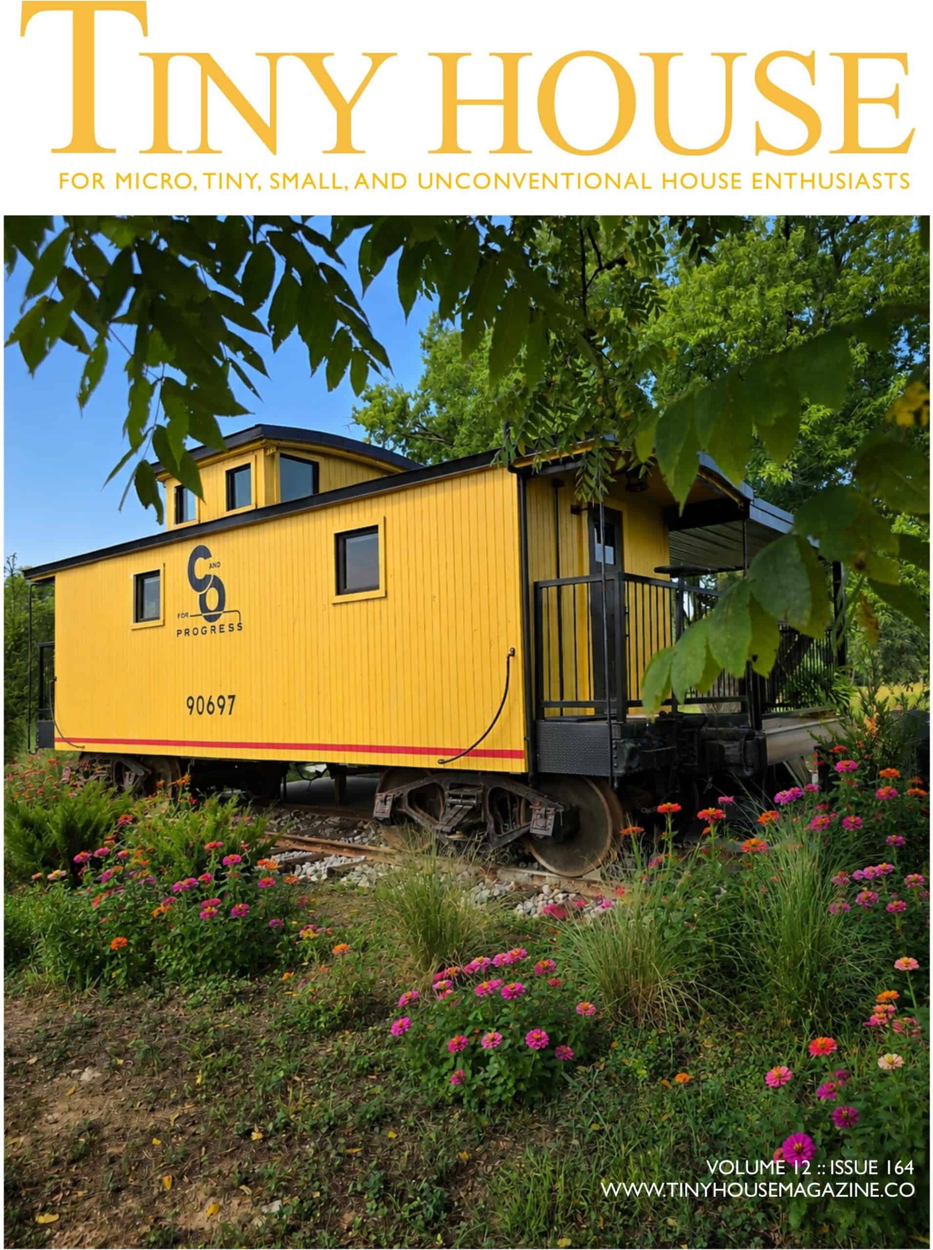 Tiny House Magazine Issue 164 cover, August 2026