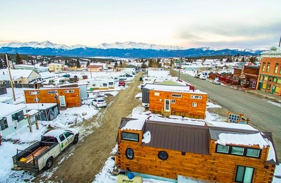Tiny House Village in the Highest City in the USA