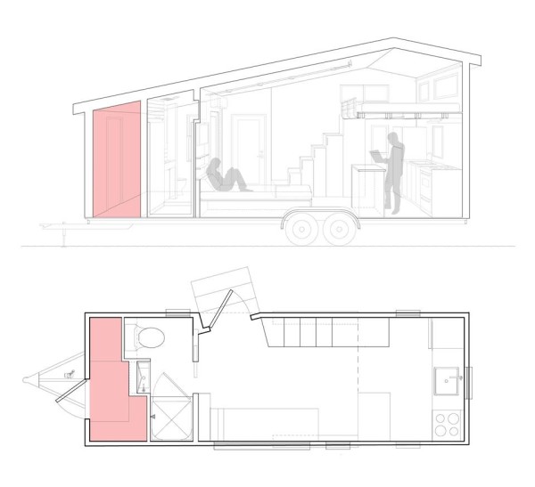 Tiny House on Wheels with Lots of Storage 03