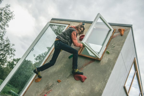 Tiny House with Rock Climbing Siding 002