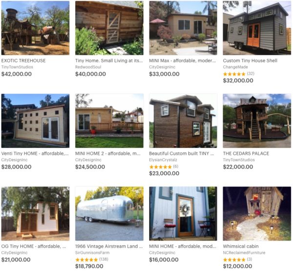 Tiny Houses For Sale on Etsy