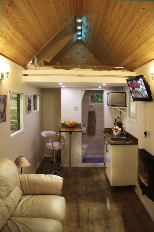 Interior Living Area, Loft, Kitchen & Bathroom